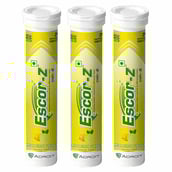 1 - Escor-Z Effervescent,  20 tablet(s)  Lime and Lemon Pack of 3 