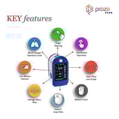 3 - Prozo Plus Oxy Fingertip Pulse Oximeter, Blue