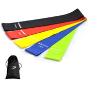 3 - B Fit USA Resistance Loop Bands (AB3218) Pack of 4,  Multicolor  Free Size 