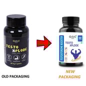 1 - GHC Testo Xplode Natural Testosterone Booster Supplement,  60 capsules  Unflavoured 