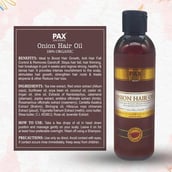 benefits - PAX Naturals Onion Hair Oil,  200 ml  for All Hair Types 