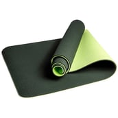 B Fit USA TPE Yoga Mat,  Dark Green  6 mm 