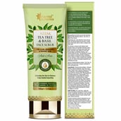 back - Oriental Botanics Neem Tea Tree & Basil Body Scrub,  100 ml  for Soft Supple & Exfoliated Skin 