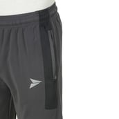 4 - Fitinc Lycra Stretchable Trackpant for Men with Two Side Zipper Pockets,  Grey  XXL 