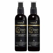 2 - Herballyfe Re Growth Hair Oil (Pack of 2), 100 ml for All Hair Types