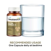 5 - TrueBasics Ultra Omega-3 (EPA 525mg & DHA 400mg), 60 capsules