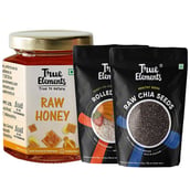 True Elements Rolled Oats Honey Chia Seeds Overnight Oats Combo,  Unflavoured  3 Piece(s)/Pack 
