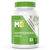 3 - MuscleBlaze Ayurveda for Performance - Ashwagandha 1000mg OP,  60 tablet(s) 