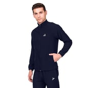 10 - Fitinc Men's Polycotton Regular Fit Track Suit with Two Zipper Pockets,  Navy Blue  XL 