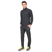 1 - Fitinc Men's Polycotton Regular Fit Track Suit with Two Zipper Pockets,  Grey  Medium 
