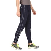 7 - Fitinc Lower for Men with Two Side Zipper Pockets,  Navy Blue  XL 