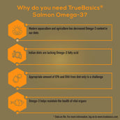 4 - TrueBasics Slamon Omega EPA 330 DHA 220,  90 softgels 