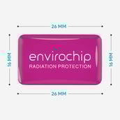 3 - Envirochip Radiation Protection for Mobile,  Pink 
