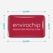 8 - Envirochip Radiation Protection for Mobile,  Red 
