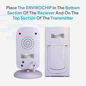 2 - Envirochip Radiation Protection for Baby Monitor,  Silver 