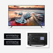 1 - Envirochip Radiation Protection for Smart T.V.,  Black 