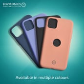 5 - Envirocover Silicon Back Cover for Apple iPhone XI Pro,  with Radiation Protection Technology (Pink) 