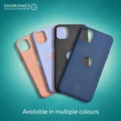 6 - Envirocover Silicon Back Cover for Apple iPhone XI Pro Max,  with Radiation Protection Technology (Black) 