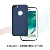 2 - Envirocover Silicon Back Cover for Apple iPhone 7,  with Radiation Protection Technology (Blue) 