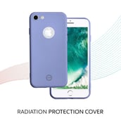 2 - Envirocover Silicon Back Cover for Apple iPhone 7,  with Radiation Protection Technology (Purple) 