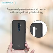 8 - Envirocover Silicon Back Cover for OPPO Reno 2,  with Radiation Protection Technology (Black) 