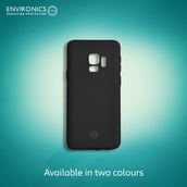1 - Envirocover Silicon Back Cover for Samsung Galaxy S9,  with Radiation Protection Technology (Black) 