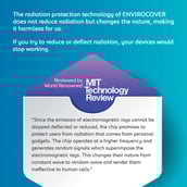 10 - Envirocover Silicon Back Cover for Samsung Galaxy S10 Plus,  with Radiation Protection Technology (Black) 