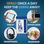 4 - Envirolife Gadget Disinfectant Alcohol Based Sanitizer Spray,  Fragrance Free  20 ml  Kills 99.9% Germs 