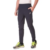 1 - Fitinc NS Lycra Trackpant with Both Side Zip Pockets,  Black  Large 