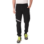 3 - Fitinc NS Polycotton Lycra Jogger with Both Side Zip Pockets,  Black  Small 