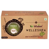1 - Wisdom Natural Welleshea Green Coffee Premix,  25 sachets/pack  Unflavoured 