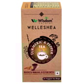 3 - Wisdom Natural Welleshea Turmeric & Pepper Green Tea,  25 Tea Bag(s)  Natural 