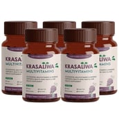 1 - Krasaliwa Multivitamin,  30 tablet(s)  Grape Seed Pack of 5 