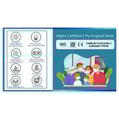 Voll Schild Disposable Surgical Mask, Blue