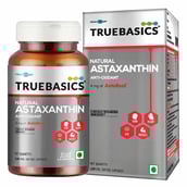 1 - TrueBasics Astaxanthin with 4mg AstaReal OP, 30 capsules