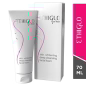 2 - Ethiglo Face Wash Pack of 2 with Vizigly Plus Soap,  70 ml  Skin whitening Deep Cleansing 