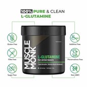 6 - Muscle Monk Combo of ISO Intense MEC with L Glutamine 100g Unflavoured,  2.2 lb  Creamy Vanilla 