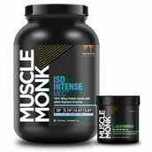 1 - Muscle Monk Combo of ISO Intense MEC with L Glutamine 100g Unflavoured,  2.2 lb  Royal Chocolate 