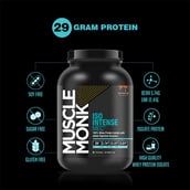 3 - Muscle Monk Combo of ISO Intense MEC with Pre-Workout Green Apple, 30 Servings, 300g,  2.2 lb  Royal Chocolate 