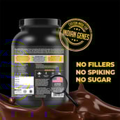 back - Muscle Monk Combo of Intense Whey with 1KG Intense Mass Gainer Royal Chocolate,  2.2 lb  Royal Chocolate 