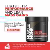 6 - Muscle Monk Intense Mass Gainer with Creatine Monohydrate 100g Unflavoured,  6.6 lb  Royal Chocolate 