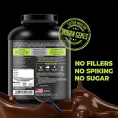 back - Muscle Monk Intense Mass Gainer with L Glutamine 100g Unflavoured,  6.6 lb  Royal Chocolate 