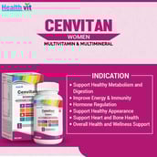 indication - Healthvit Cenvitan Women,  60 tablet(s)  Unflavoured 