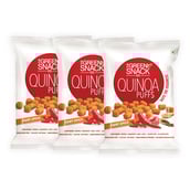 1 - The Green Snack Co. Quinoa Puffs - Pack of 3,  Fiery Spice  50 g 