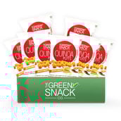 1 - The Green Snack Co. Quinoa Puffs - Pack of 8,  Peppy Cheese  50 g 