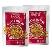 1 - The Green Snack Co. Roasted Namkeen - Pack of 2,  Khatta Meetha  200 g 