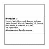 ingredients - The Green Snack Co. Nuts And Seeds Immunity Mix - Pack of 2, Turmeric & Garlic 70 g