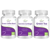 Natures Velvet Pure Extract Garcinia Cambogia+ Green Coffee Bean + Green Tea,  180 veggie capsule(s)  Unflavoured 