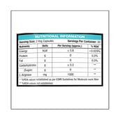 nutrition - MuscleXP Sports L Arginine 1000 mg, 60 veggie capsule(s)