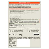 RecommendedUsage - MB Fuel One Whey Protein Immunity+,  2.2 lb  Litchi 